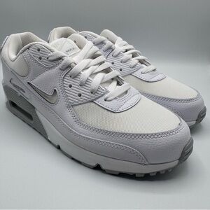 Nike Air Max 90 Mens Size 9 “ White Photon Dust Smoke Grey” FN8005-100
